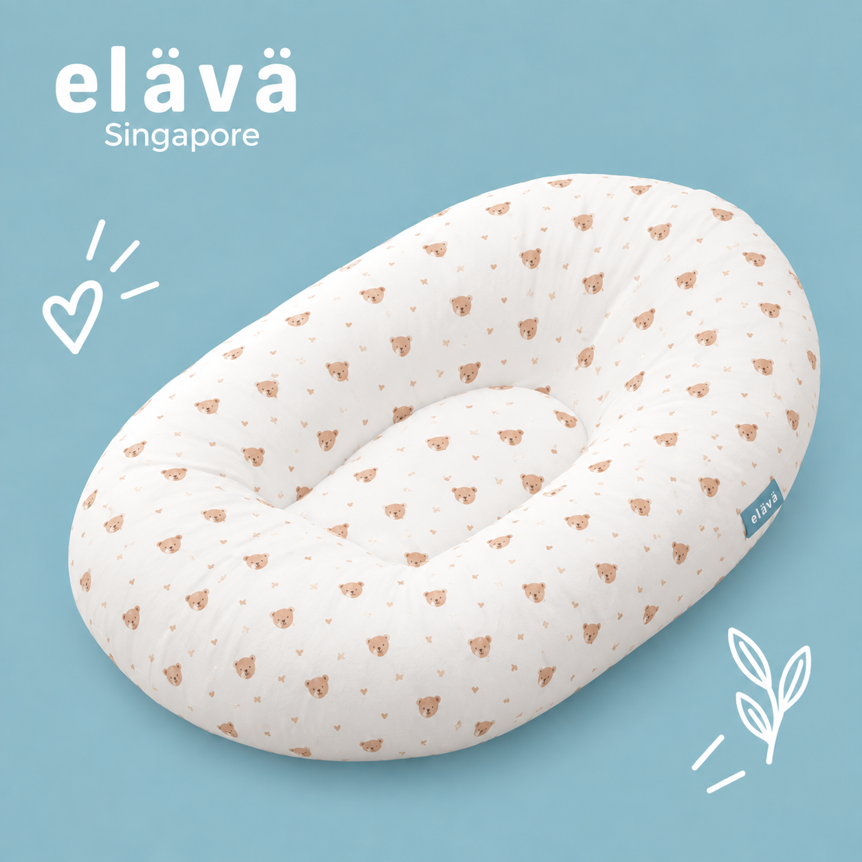 Elava Anti-Reflux Double-Sided Cushion