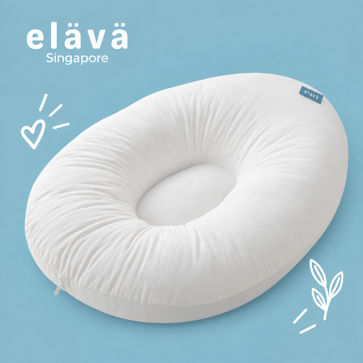Elava Anti-Reflux Double-Sided Cushion