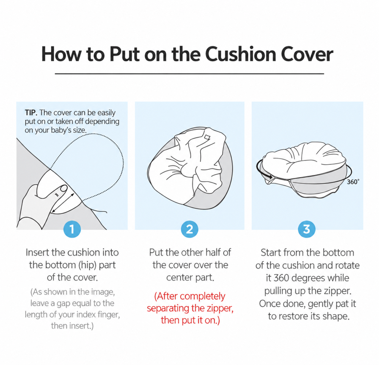 Elava Anti-Reflux Double-Sided Cushion