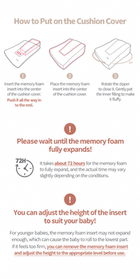 Elava Anti-Reflux Memory Foam Cushion
