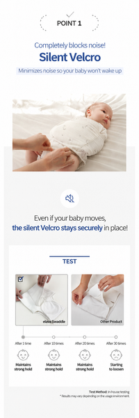 Elava Silent Velcro Wrap with Anti-Startle (Millet) Pouch