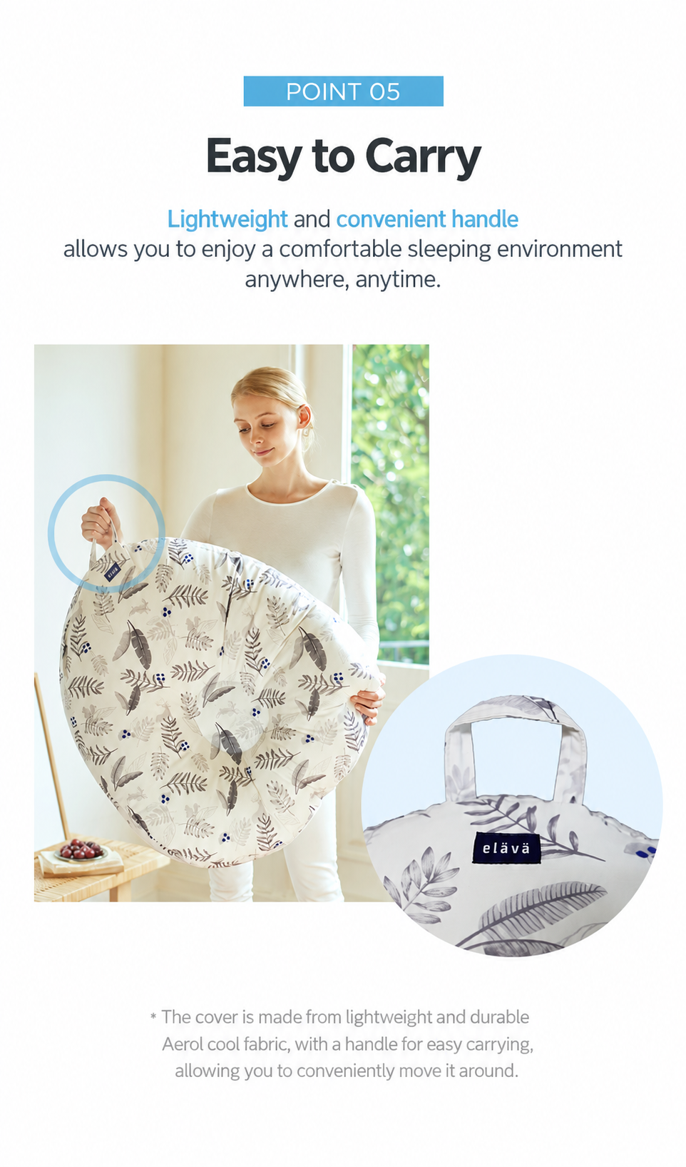 Elava Anti-Reflux Double-Sided Cushion
