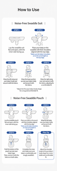 Elava Silent Velcro Wrap with Anti-Startle (Millet) Pouch